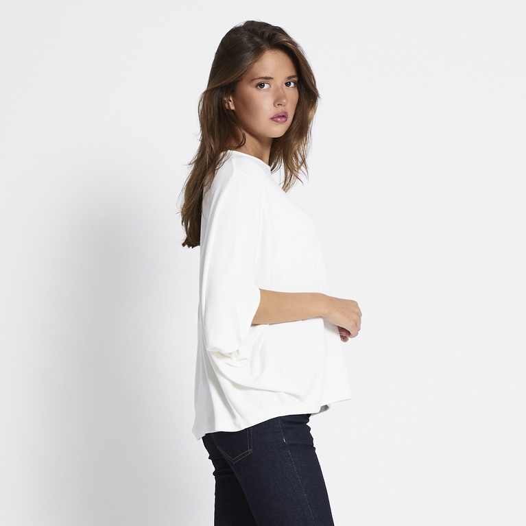 Cape top "Michelle" Off white